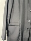 Figs Bellevue Long Lab Coat Blazer 3 Button Doctor Nurse Black Womens Large