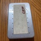 Vintage Perrine  99 Fly Aluminum Fly Box With Hand Tied Flies Nice Condition