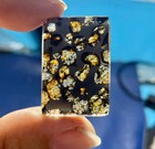 Sericho Pallasite Meteorite Slice Olive Iron Meteorite - From Kenya 30 20mm