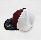 Pacific Headwear Flexfit Mesh Trucker Cap Maroon Black White Youth 6 3 8 - 6 7 8