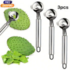 3pcs Cactus Peeler Set     Stainless Steel Fruit   Vegetable Peeler Melon Baller