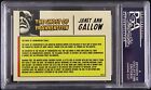 2015 Janet Ann Gallow Ghost Of Frankenstein Signed Card  psa dna Slabbed 