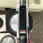Vintage Dymo 1570 Tapewriter Embossing Label Maker Chrome Black Case Wheels