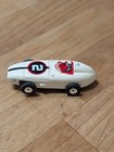 Excellent In Case  Aurora T Jet Indianapolis Racer Indy Car Slot Car White  2