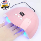Professional Gel Nail Lamp With 3 Timer Presets Auto Sensor Gel Polish Nail Drye