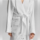Nwot Kassatex White Hotel Waffle Terry Robe Large xl