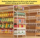 Retail Snack Rack Display Stand  4 Tier Retail Candy Chip Vendor Display Shel   