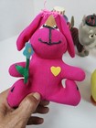 Vtg Dakin Dream Pets Plush Stuffed Animal Lot     Bull Duck Red Elephant 