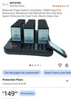 Restaurant Pager System Long Range  1968ft  30 Buzzers  Vibrationfood Church