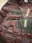 Vintage Yosemite National Park 3d Faux Wood Wall Plaque Souvenir Plate 12x10