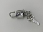 Louis Vuitton Padlock Lock 2 Key Brass Silver Number 315