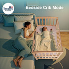 Portable Mini Baby Crib - Convertible Baby Cribs With Soft Foam Mattress 38   24