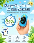 Kids Finger Pulse Oximeter Pediatric Blood Oxygen Monitor Spo2 Heart Rate Meter