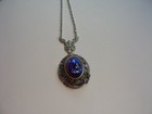 Mexican Opal Dragon s Breath Antique Silver Ox Necklace