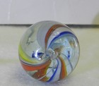  20167m Vintage German Handmade Coreless Swirl Marble  68 Inches Near Mint