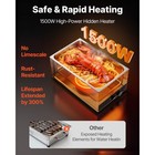 Uimoso 3pan Commercial Food Warmer Buffet Bain Marie 1500w Steam Table With Cord