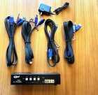Ckl Hdmi Kvm Switch 4 Port Dual Monitor Extended Display  ckl-942hua  With Cords