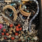 Vintage Junk Drawer Costume Jewelry Lot - Over 2lbs - All Wearable - Nice Lot