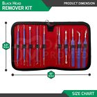 10 Pcs Pimple Popper Blackhead Remover Kit Tools Set Comedone Zit Extractor