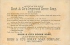 1882 Borax Soap - Goat Wagon And Peacock Victorian Trade Card