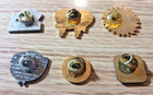Lot Of 6 - Key Club International Pins - Pacific Nw - Florida - New Orleans Etc 