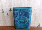 Antique Early 1900 s  edgeworth  Hinged Lid Pinch Pocket Litho Tobacco Tin