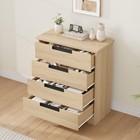 4 Drawer Dresser For Bedroom  wooden Storage Dresser  chest Of Drawers Organizer