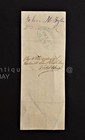 1880 Antique First National Bank Check Brooklyn Ny Revenue Stamp Thompson Tyler