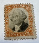 Usa  1875 2c Orange Us Internal Revenue George Washington - Mint