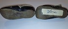 Victorian Era Children s Shoes Leather Button Up Missing Buttons Black   White
