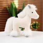 Plush Toys White Horse Stuffed Animal Soft Plushies Doll Kids Birthday Gift New