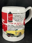 Coca-cola Generations Of Coke 1960s Advertisements Ceramic Stein Mug 20 Oz