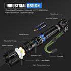 Flashlights High Lumens  Rechargeable Flashlight Led 990000 Lumen Xhp70 2  Su   