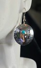 Navajo Kokopelli Dangle Earrings Sterling Silver And Turquoise Vintage 1970 s