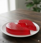 Molde Coraz  n Partido Para Gelatina  De 4 Litros De Capacidad No Apto Para Horno