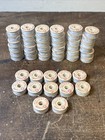 Vintage Cotton Star Bobbin Style L  American Thread Co Lot 48 White Gray Nos