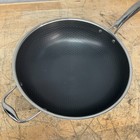 Hexclad Hybrid Cookware Stainless Steel Pan Nonstick 12  Wok - No Lid - Nice