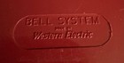 Antique Western Electric 554 Non Rotary Red Bell System Prop 1960s-70s Telephone