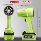 Sztaa Handheld Brushless Cordless Leaf Blower Super Power For Yard  Lawn Garden