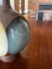 1960 Mcm Pottery Craft Robert Maxwell Full Moon Eclipse Pottery Decanter Stopper