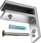 Duplex 2205 90 Degree Glass To Wall Bracing Clamp Bracket For 1 2    3 8  Glass