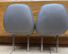 Toyota Sienna Headrests 2021 2022 2023 2024 Second Row Light Gray Leather 2 Pcs