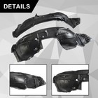 Front Left   Right Side Fender Liner Compatible With Honda Civic 2016 2017 20   