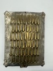     very Rare Original Antique Brass Vintage Grater   Scraper With Animal Shape    