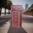 Colgate Premier Clean Regular Toothbrush 12-pack Assorted Colors White blue