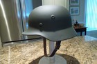Original Wwii German M40  helmet  stahlhelm  With Original Liner Band split Pins