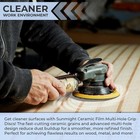 Sunmight Ceramic Film Multi-hole Grip Discs     6 Inch Sanding Discs Hook