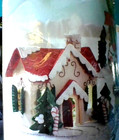Bucilla Christmas Village 3d Felt House Kit 86960e Led Lights Sealed Free Ship