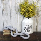 Cvhomedeco  Rustic Wood Chain Link Decor Farmhouse Hand Carved Wood Link For    