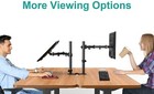 Single Lcd Monitor Fully Adjustable Desk Mount Stand Fits One Screen 13 To 32